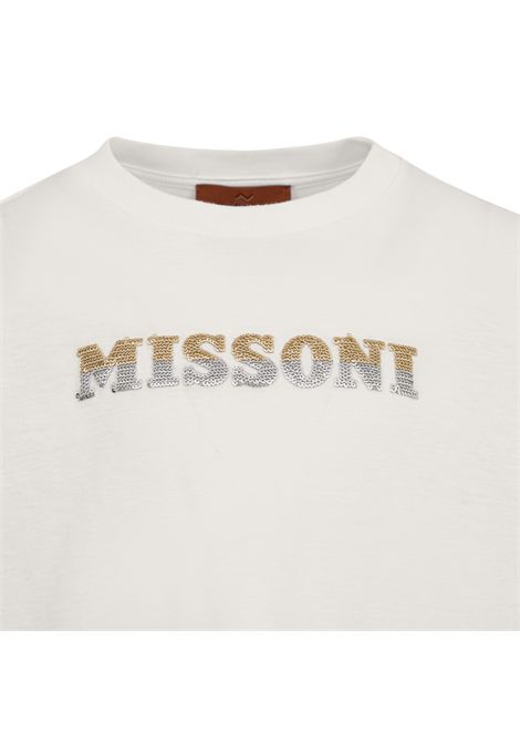 T-shirt con pailletes MISSONI KIDS | MZ8A91 Z3672102